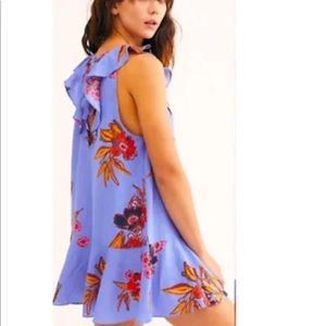 Free People Summer in Tulum Bluebell top size large